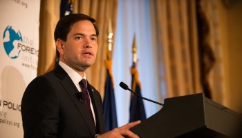 GOP Presidential Candidate Sen. Marco Rubio (R-FL) Gives Foreign Policy Address