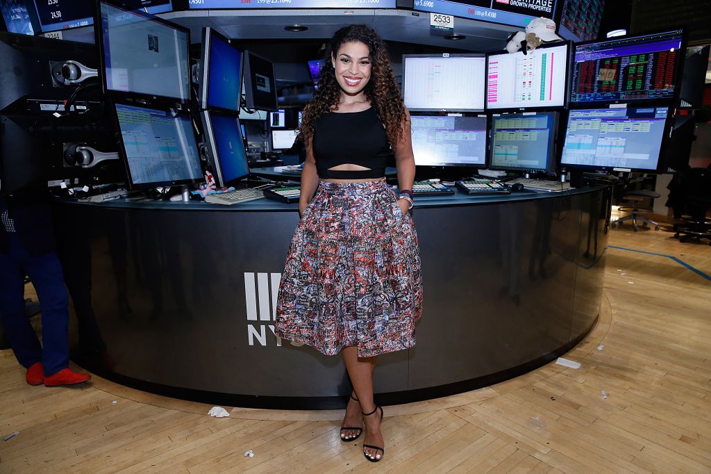 Jordin Sparks Rings The NYSE Closing Bell To Celebrate The Release Of Her Third Album 'Right Here, Right Now'