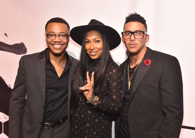 Julian Walker, Melanie Fiona & Antonio Brown