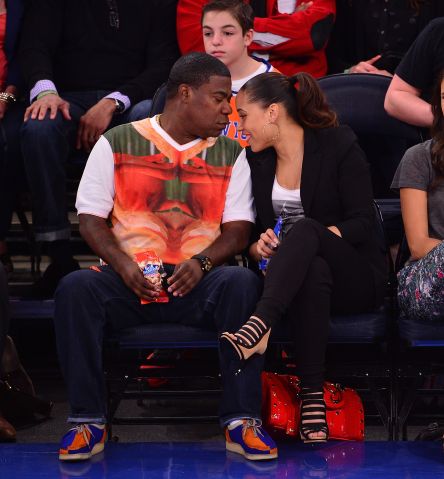 Celebrities Attend The Chicago Bulls Vs New York Knicks Game - April 13, 2014