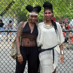 Tribal inspired style.
