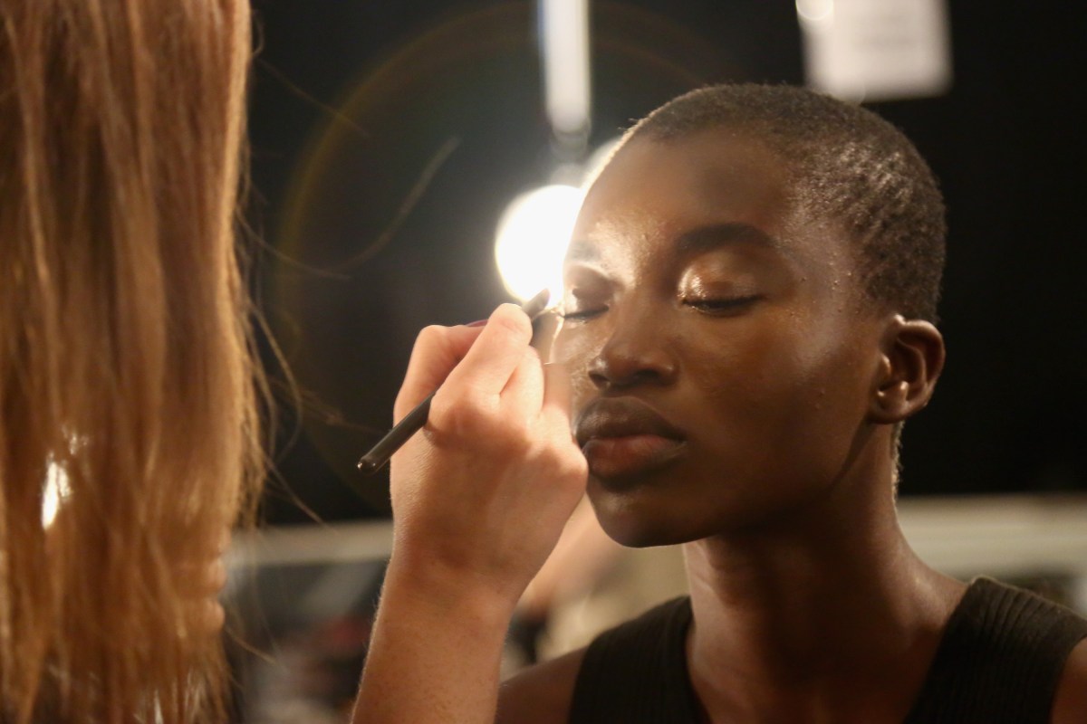 Angel Sanchez - Backstage - Spring 2016 New York Fashion Week: The Shows