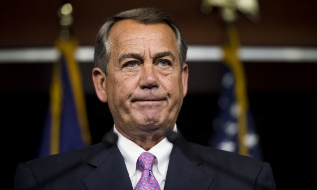 Speaker of the House John Boehner...