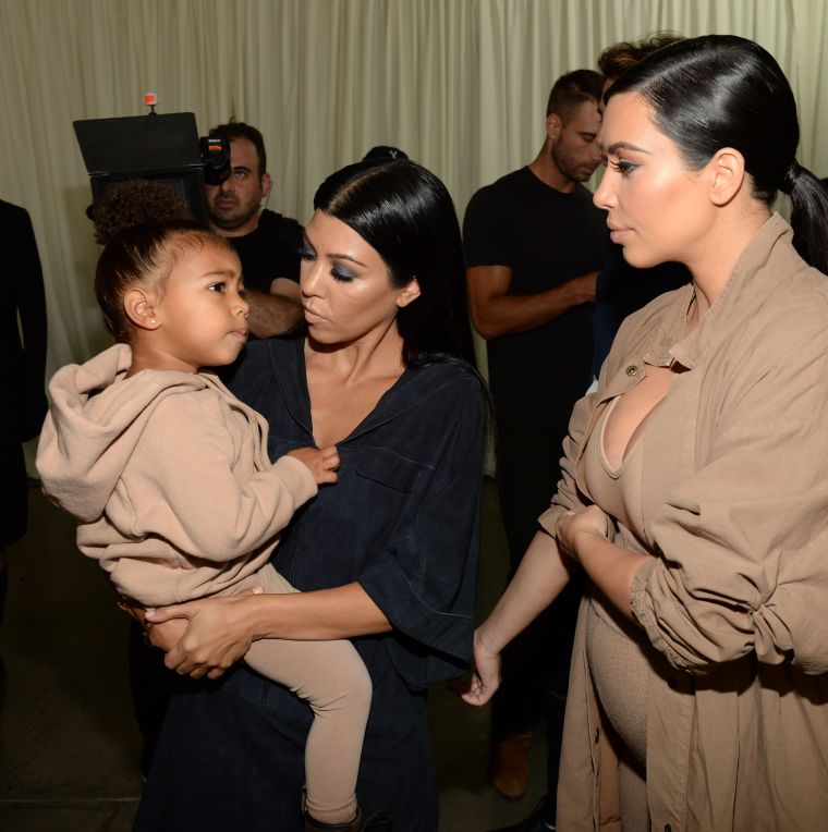 North West, Kourtney Kardashian & Kim Kardashian West