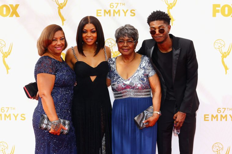 Bernice Gordon, actress Taraji P. Henson, Patsy Ballard and Marcel Henson
