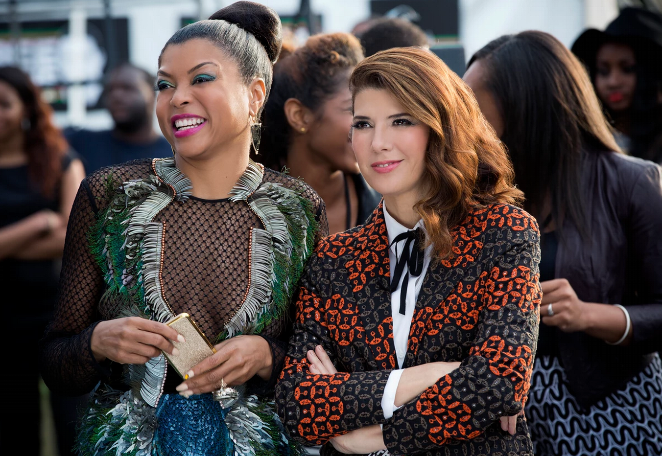 Cookie Lyons (Taraji P. Henson) and billionaire investor, Mimi Whiteman (Marisa Tomei)