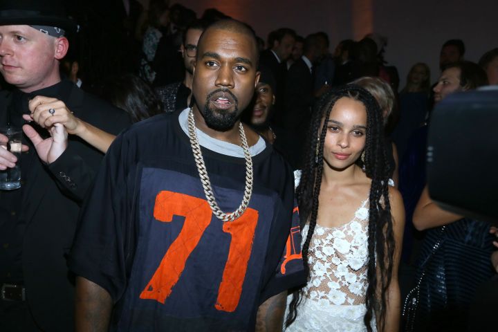 Kanye West and Zoe Kravit