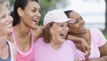Group of women wearing pink