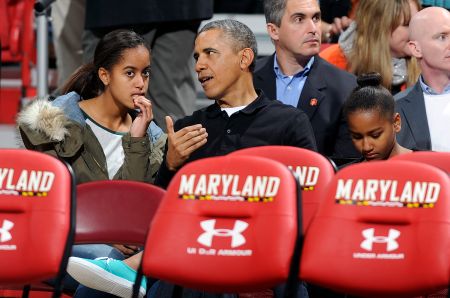 Barack Shares Dad Wisdom With Malia