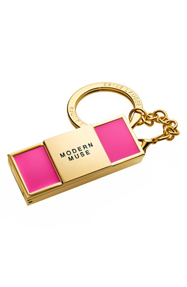 ‘Evelyn Lauder & Elizabeth Hurley Dream Pink – Modern Muse’ Solid Perfume Keychain, $44.50