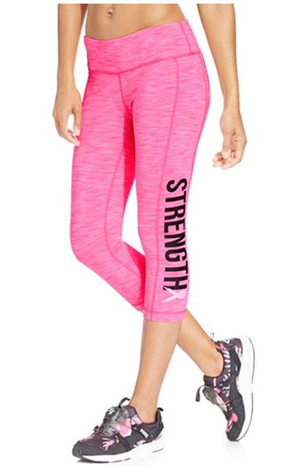 Ideology Plus Size Breast Cancer Awareness Graphic Leggings, $54.99