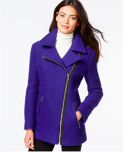 Asymmetrical Wool Coat