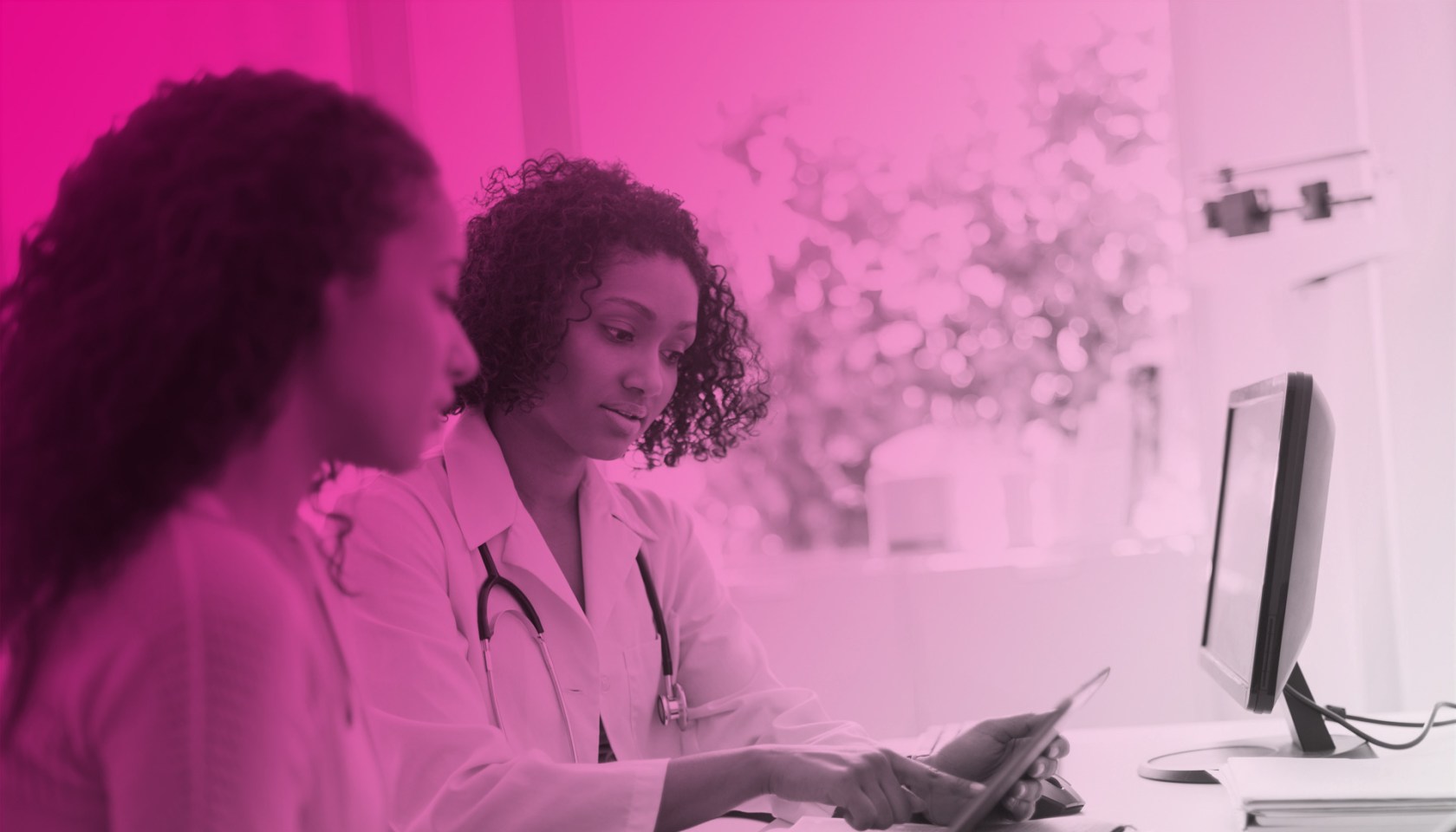 Black Female Patient With Doctor