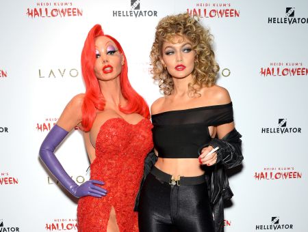Heidi Klum And Gigi Hadid As Sandy