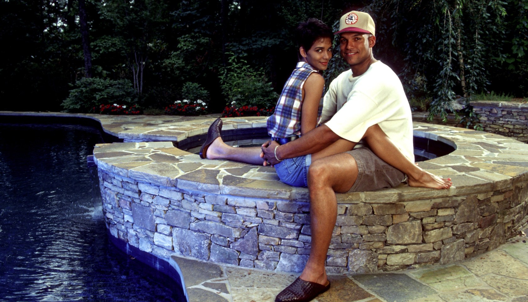 Halle Berry and David Justice