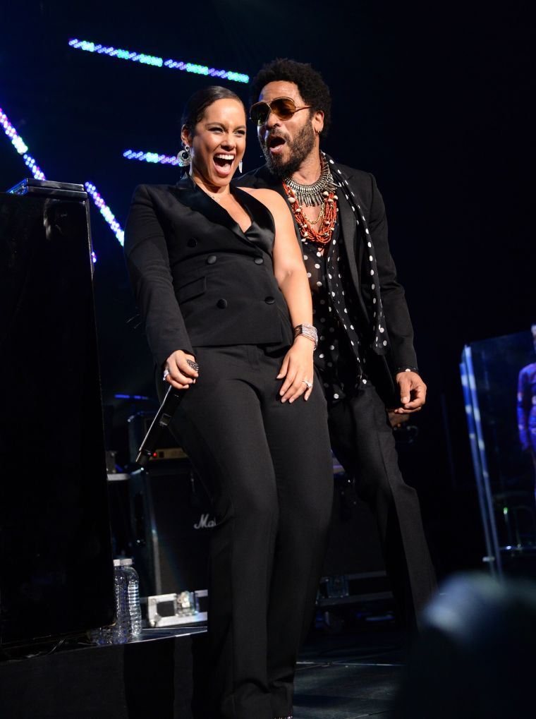 Alicia Keys & Lenny Kravitz