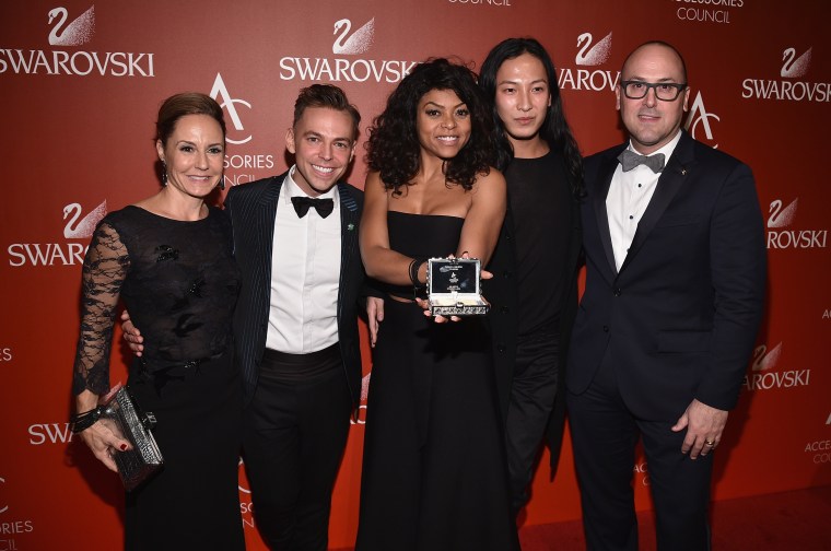 Taraji P. Henson With Council Members At The 18th Annual Accessories Council ACE Awards Monday.