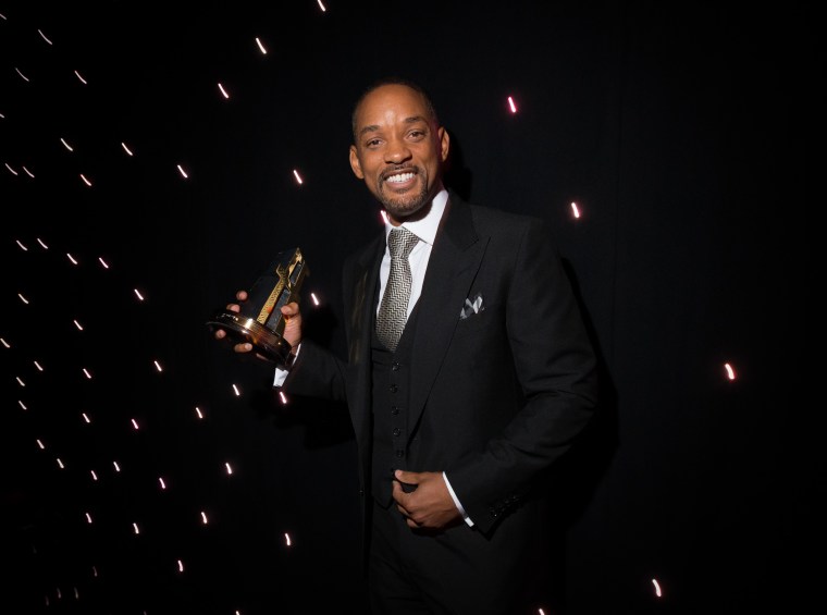 Will Smith Backstage At The 9th Annual Hollywood Film Awards at The Beverly Hilton Hotel Sunday