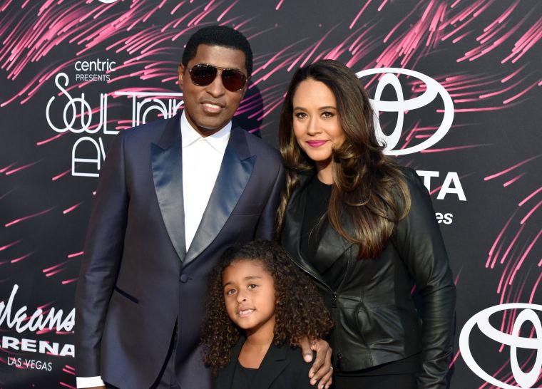 Honoree Kenneth ‘Babyface’ Edmonds, Peyton Edmonds and Nicole Edmonds