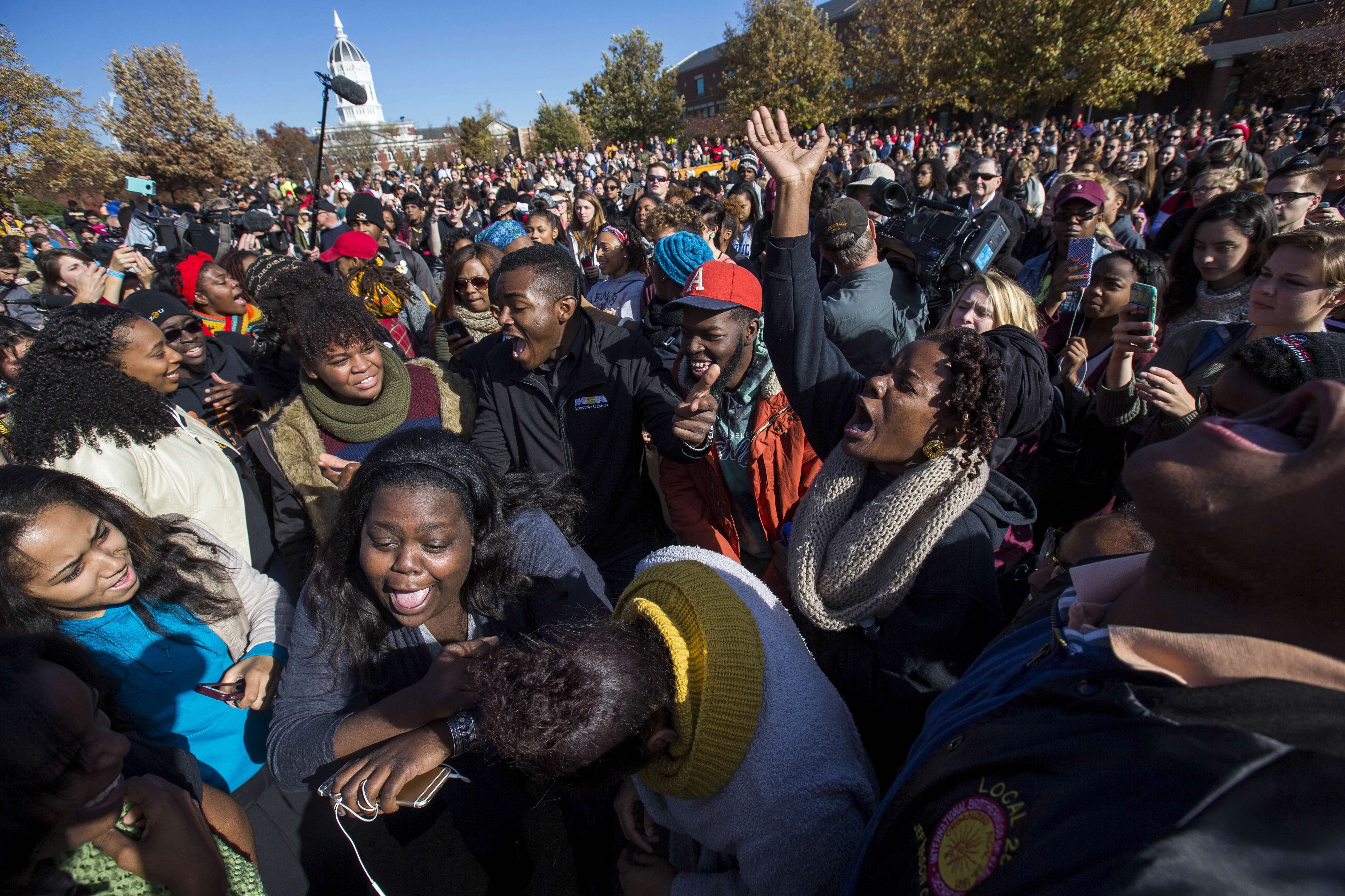 University Of Missouri President Resigns As Protests Grow Over Racism