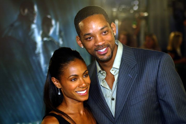 (Los Angeles, CA) (10/27/03) Jada Pinkett Smith and Will Smith are photographed on the red carpet at