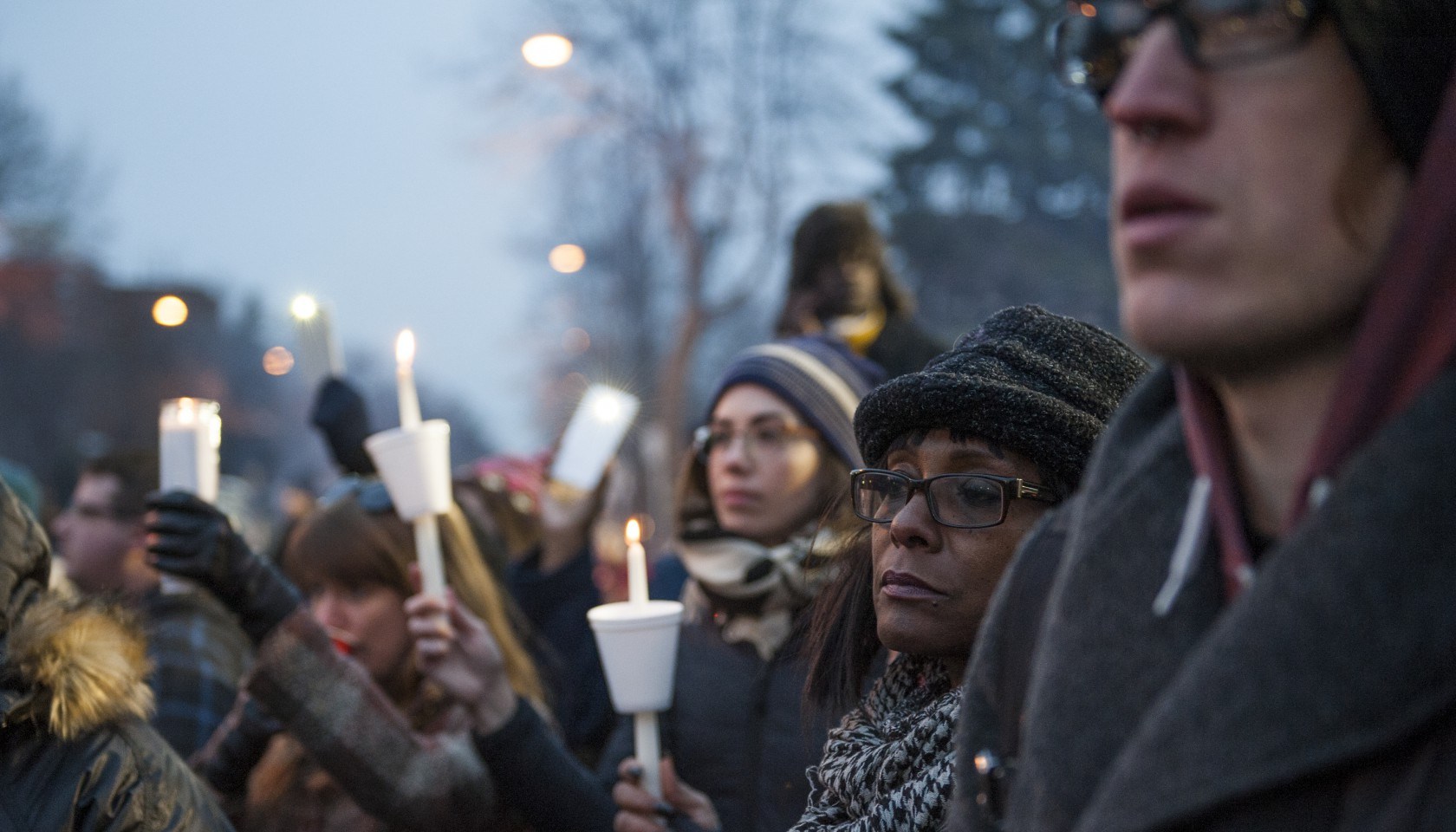 Black Lives Matter Activists Group Continues To Protest Police Shooting Of Jamar Clark