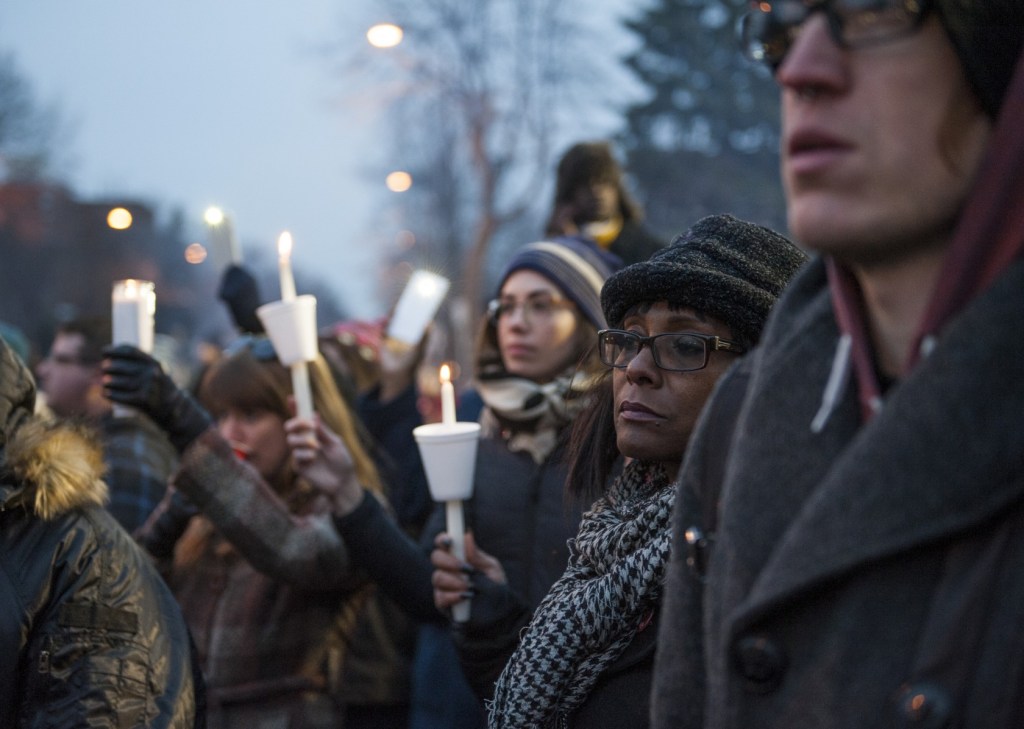 Black Lives Matter Activists Group Continues To Protest Police Shooting Of Jamar Clark