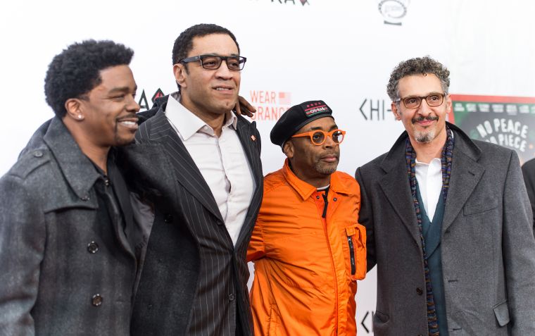 George Willborn, Harry Lennix, director Spike Lee & John Turturro