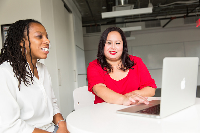 Women at laptop