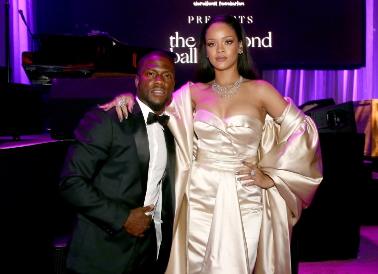 Kevin Hart and Rihanna