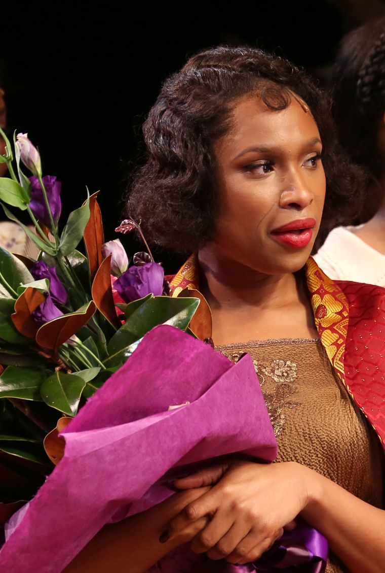 Jennifer Hudson during curtain call