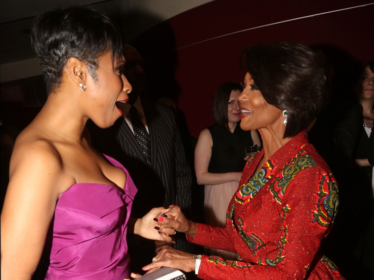 Jennifer Hudson (who plays the role of 'Shug' and Margaret Avery (who played the role of 'Shug Avery' in the film)
