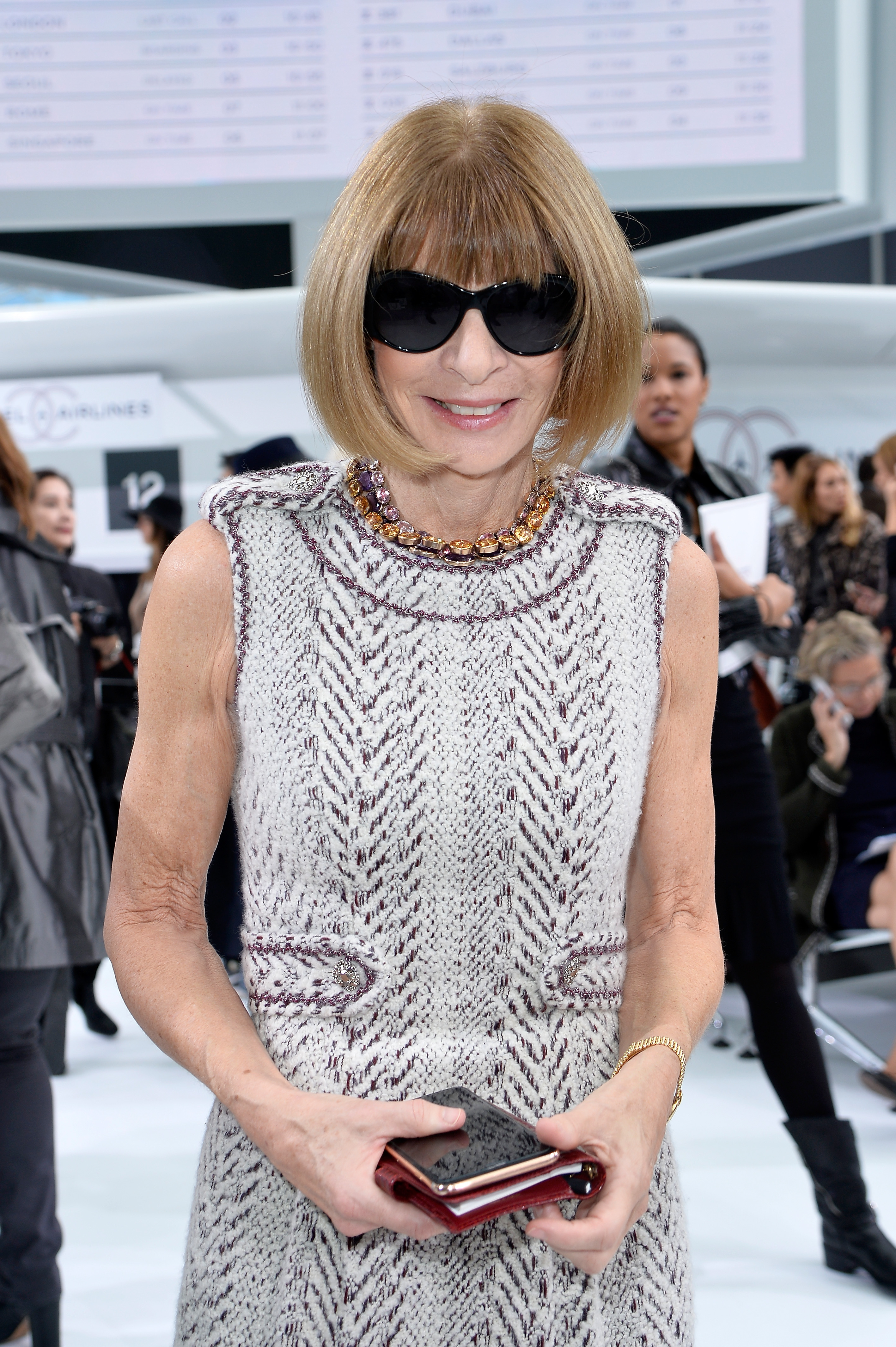 Chanel : Front Row - Paris Fashion Week Womenswear Spring/Summer 2016
