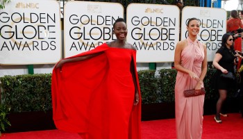 BEVERLY HILLS, CA - January 12, 2014 Lupita Nyong'o arrives for the 71st Annual Golden Globe Awa