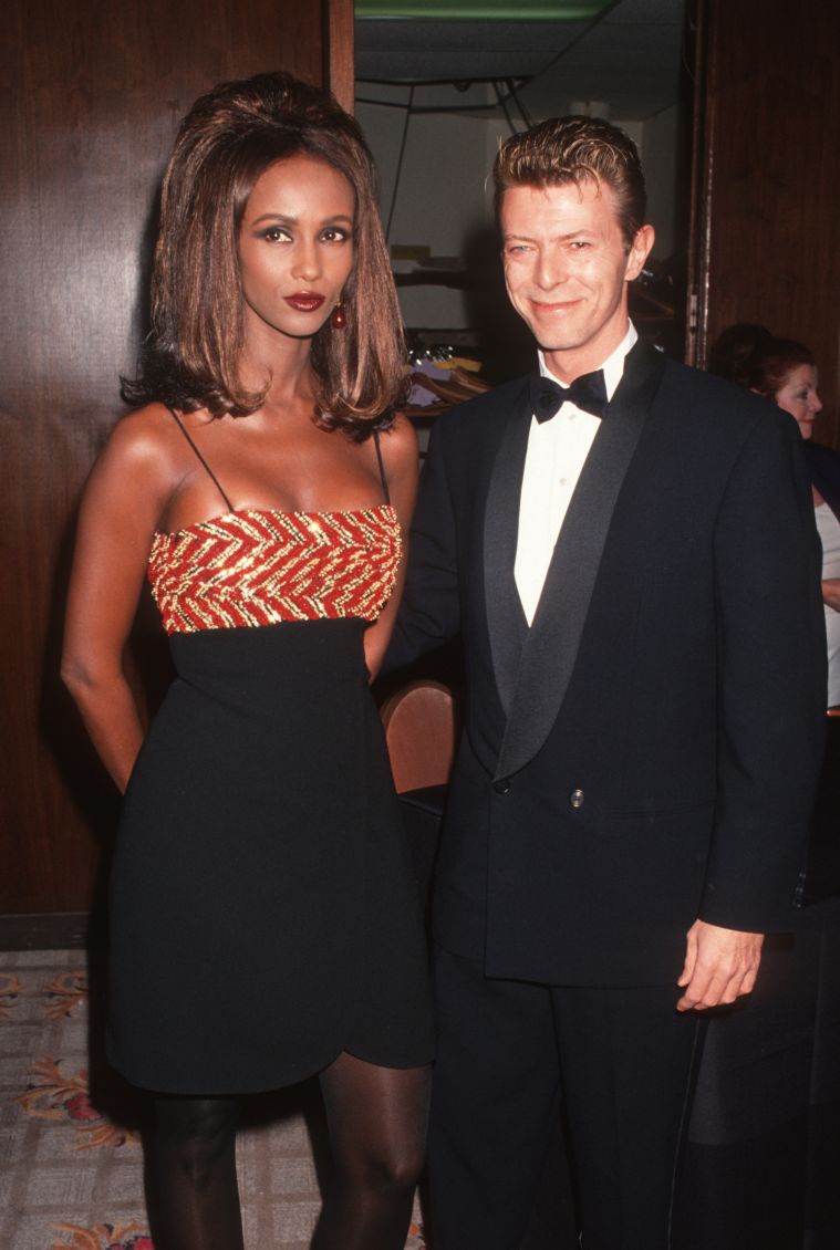 Iman and David Bowie