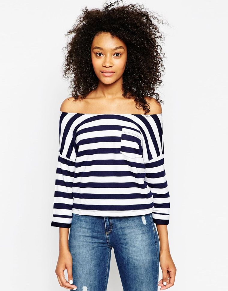 Off Shoulder Sweatshirt