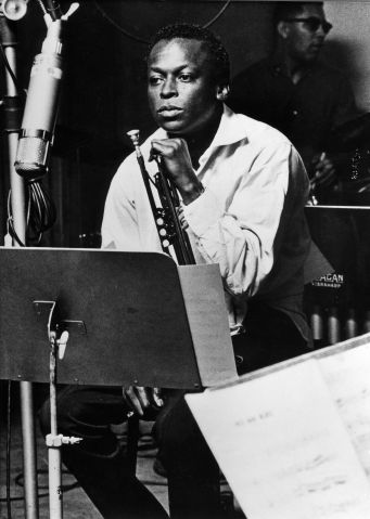 Miles Davis, musican (Jazz). Portrait 1960