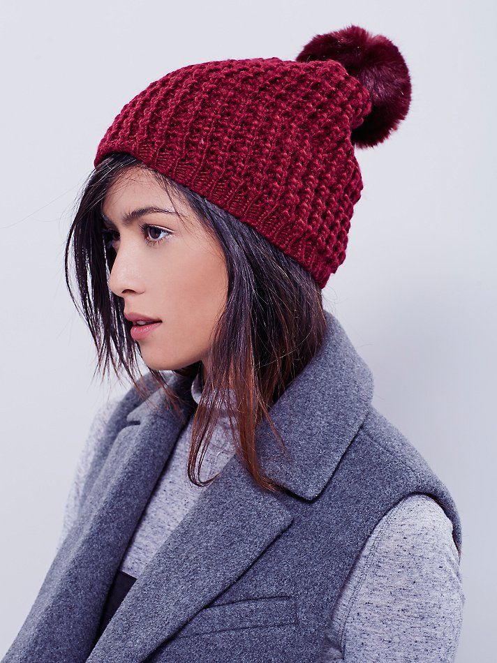 Choose a playful winter hat.