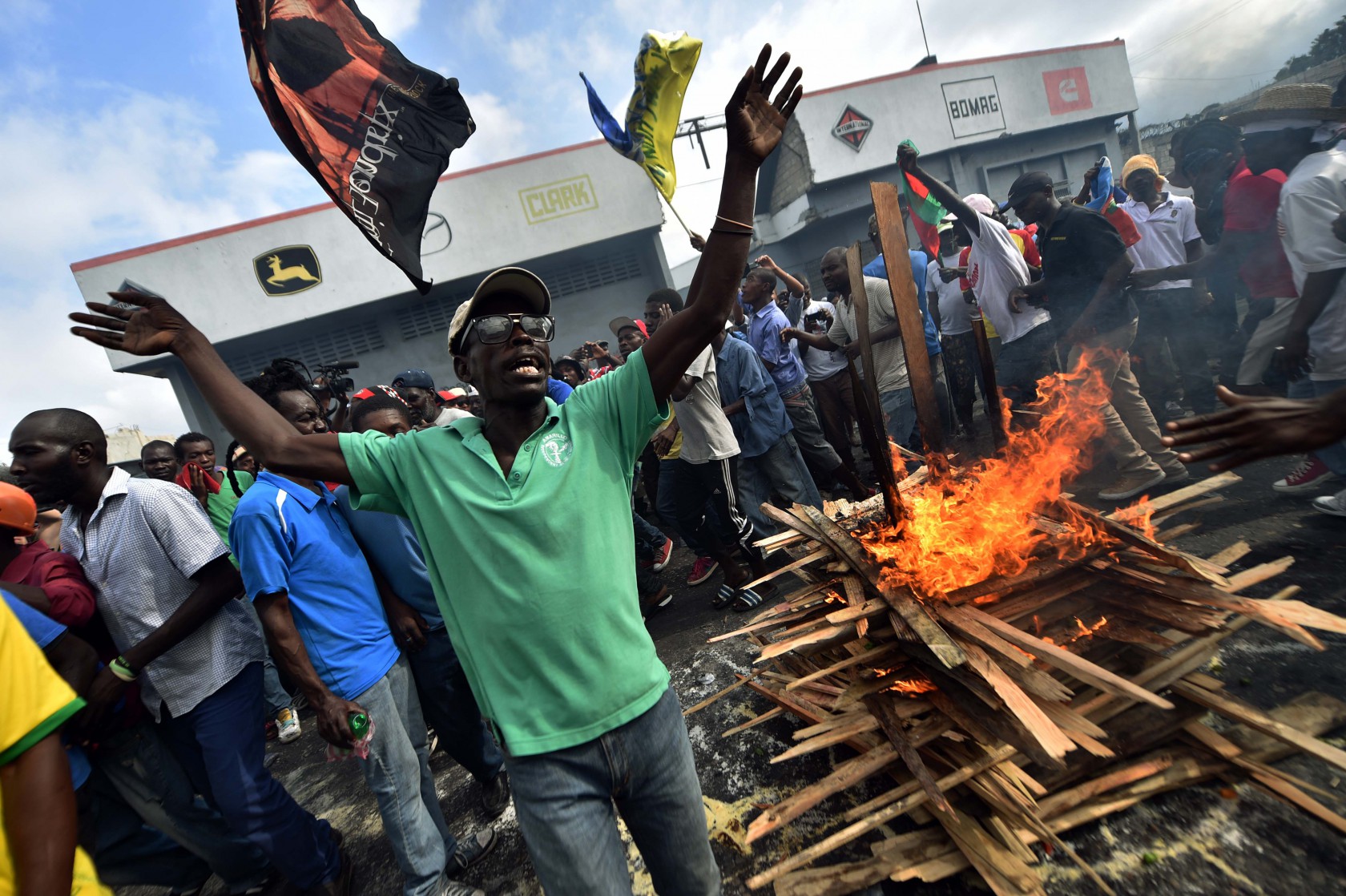 HAITI-VOTE-ELECTIONS-PROTEST