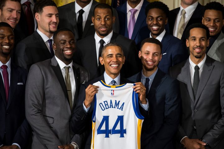 Golden State Warriors honored at White House