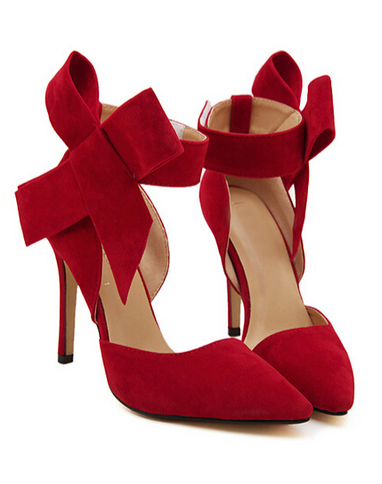 Red Bow Pumps