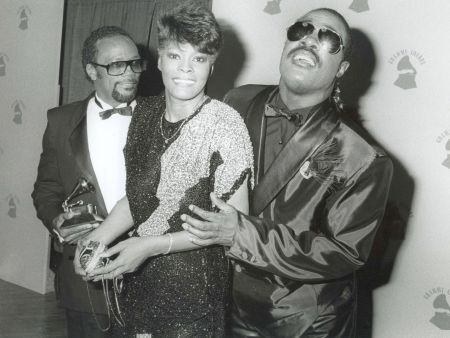 Quincy Jones, Dionne Warwick and Stevie Wonder