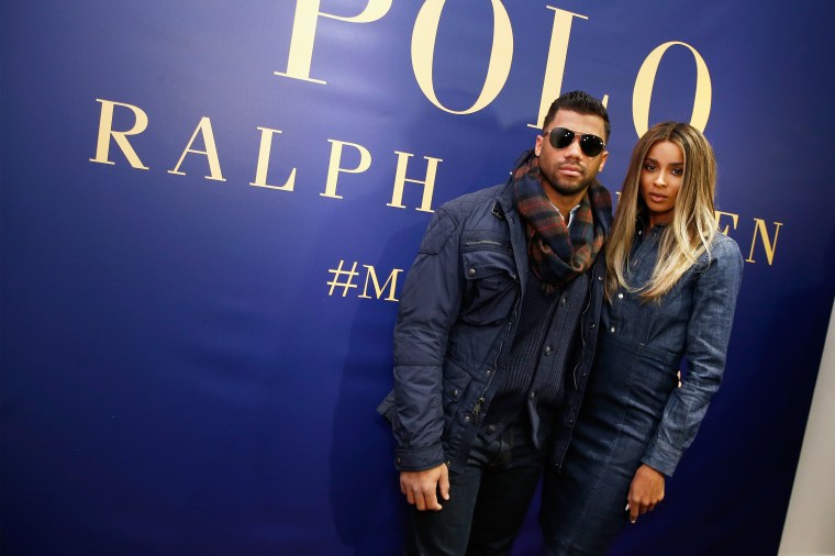 Ciara and Russell Wilson