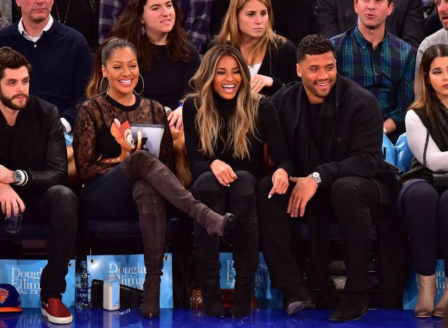 Celebrities Attend The Washington Wizards Vs New York Knicks Game - February 09, 2016