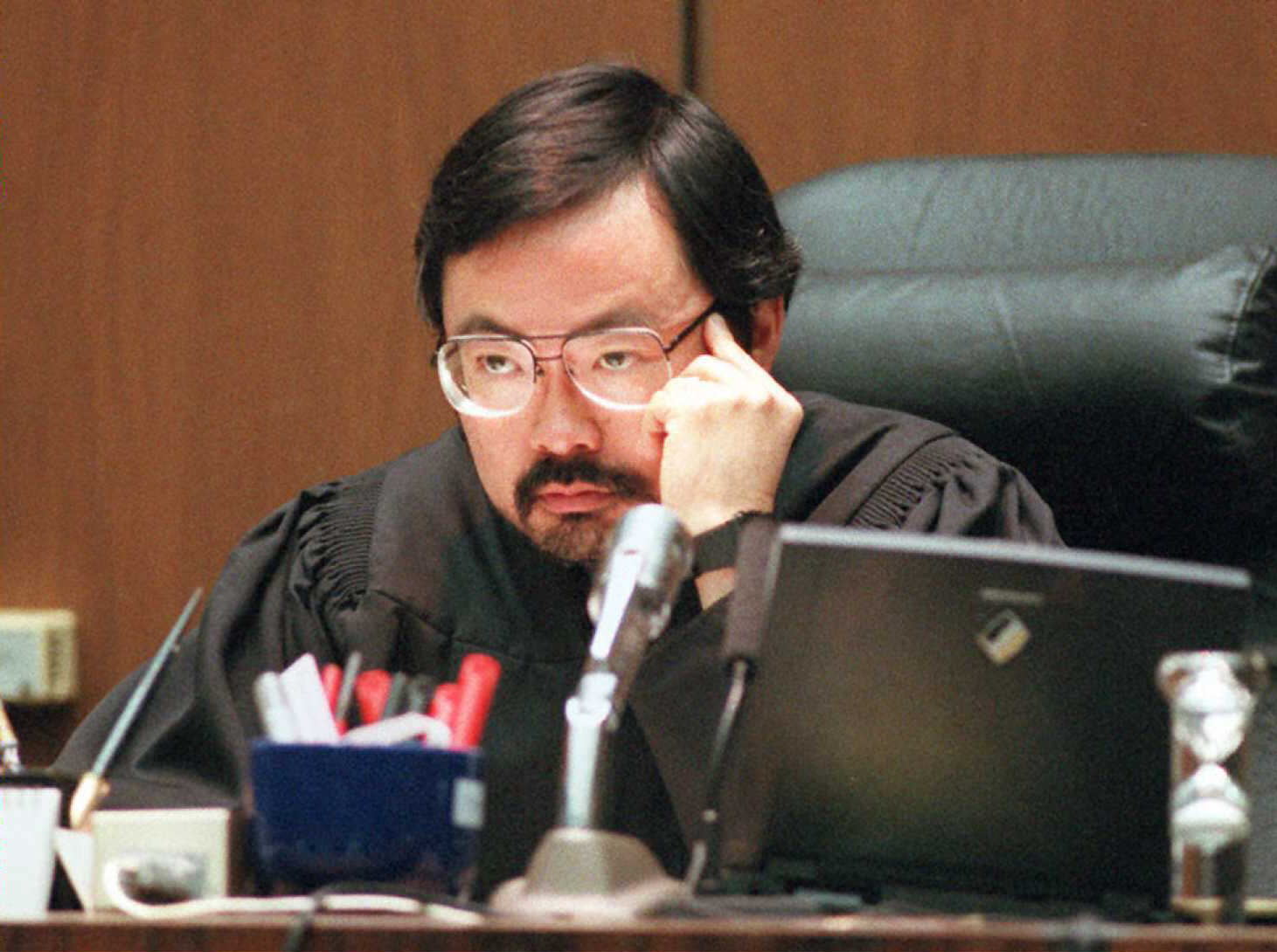 Judge Lance Ito listens to defense motions to excl