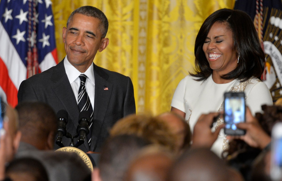 President Obama and First Lady Address Reception For Black History Month