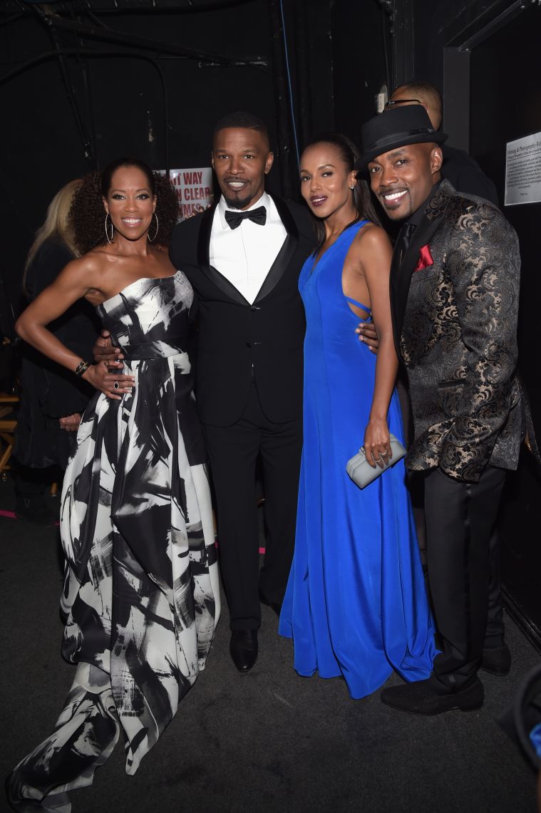 Regina King, Jamie Foxx & Kerry Washington