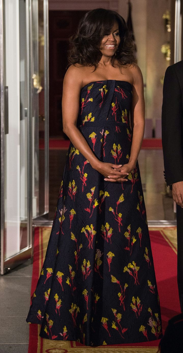 Michelle Obama Slays In A Custom Jason Wu