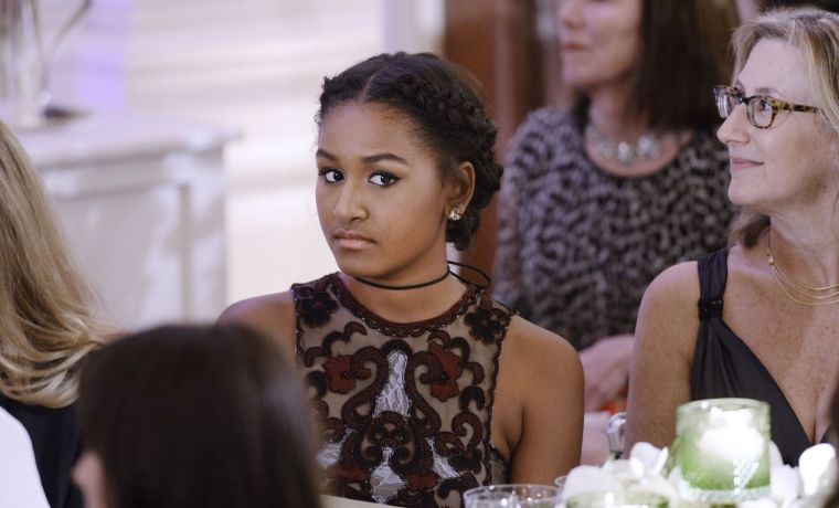 SASHA OBAMA AT THE STATE DINNER, 2016