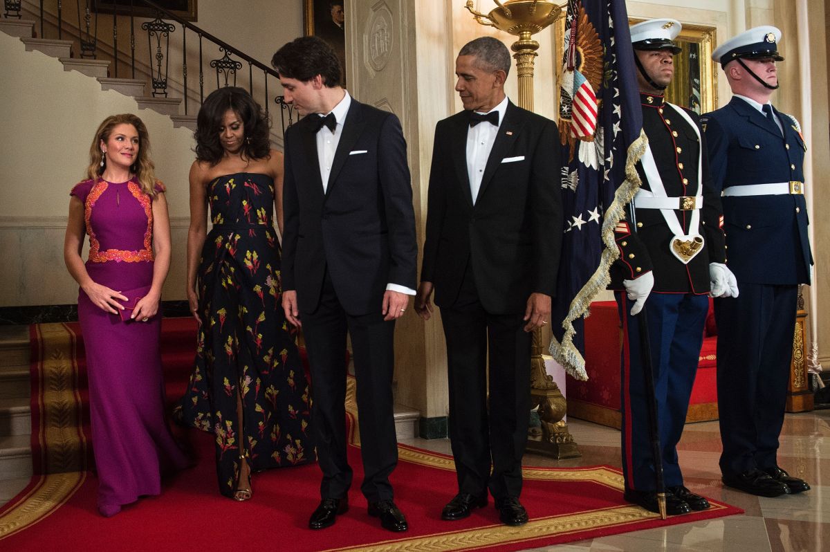 The Obamas At State Dinner 2016